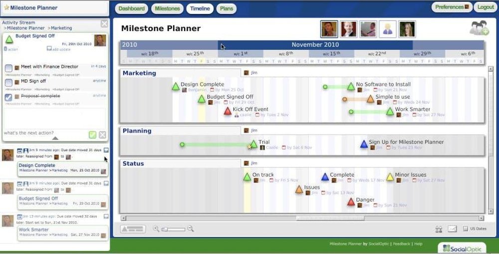 Milestone Planner Screenshot 1