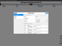 Plot up to 30 milestones to measure intermediate progress. The milestone labels can be displayed as a name, percentage, day number or date.