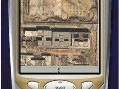 A remote client accessing the map on the handheld device