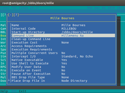 SCFG configuration screen