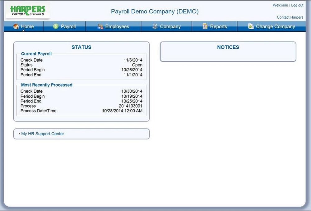 Harpers Payroll Services Screenshot 1
