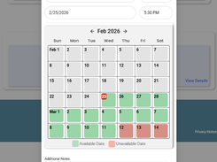 Clients can easily request their own bookings and save time.
