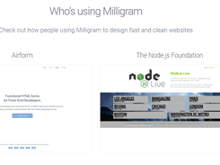 Milligram Screenshot 1