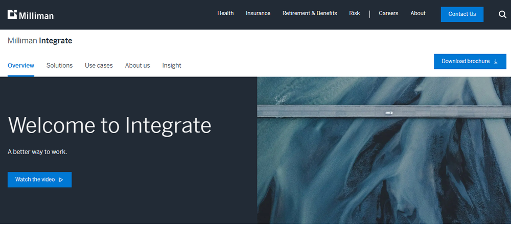 Milliman Integrate Screenshot 1