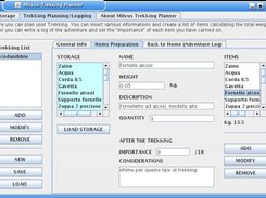 Milvus Trekking Planner Screenshot 3