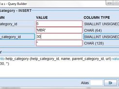 miMas - Insert Query Builder