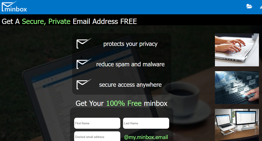 minbox email Screenshot 1