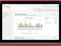 MINDBODY Dashboard on Laptop Screen