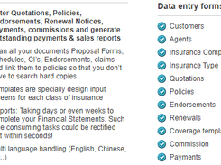 Mindware Insurance Agency System Screenshot 1