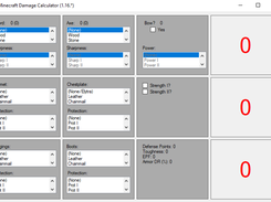 MinecraftDamageCalculator Screenshot 1