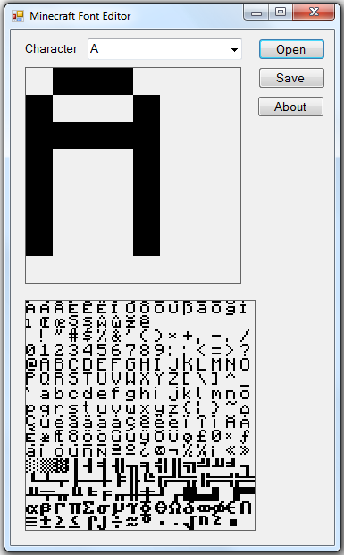 minecraft font