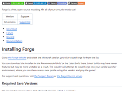 MinecraftForge Screenshot 1