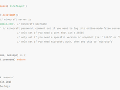 Mineflayer Screenshot 1
