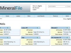 MineralFile  Wells