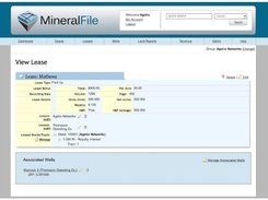 MineralFile  Lease Maintenance