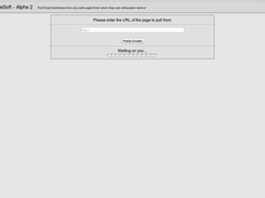 Minesoft Initial UI. Enter a URL to get started