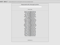 Results are placed in a list which you can copy and paste, or a download button has been added to download a CSV of the results