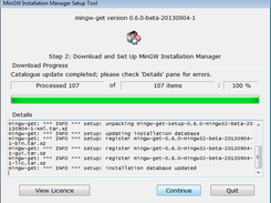 Installer Setup -- Download Dialogue