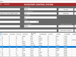 Inventory interface
