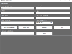 Order Interface