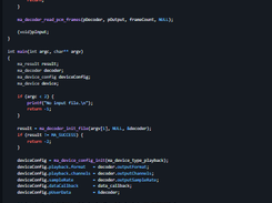 miniaudio Screenshot 2