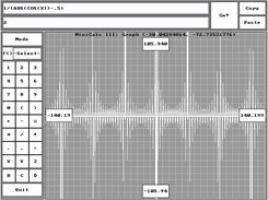 Secant graph on alpha version of program