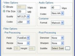 Encoding options
