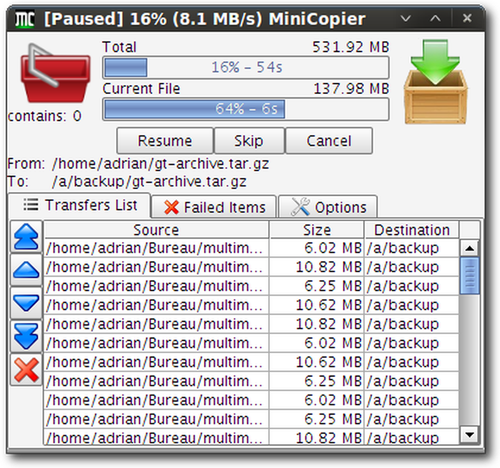 MiniCopier Screenshot 1