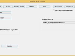 Minidlna GUI Screenshot 2