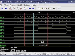 wxMiniLA, linux port on Fedora Core 6, The main window