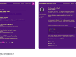 Minimal Mistakes Jekyll theme Screenshot 3