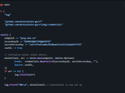 MinIO Go Client SDK Screenshot 1