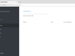 MinIO browser