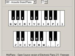 MiniPiano screen