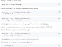 Minisign Screenshot 1