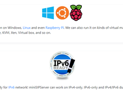 miniSipServer Screenshot 1