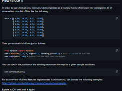 MiniSom Screenshot 2