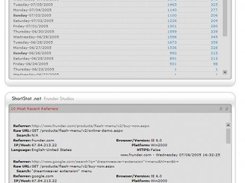 Top website referrers viewed in the miniStat reports page.