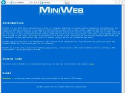 MiniWeb HTTP server Screenshot 1