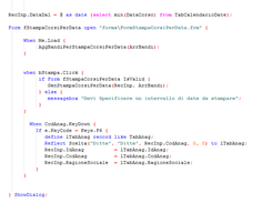 Code sample