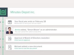 Minutes Depot Modification History