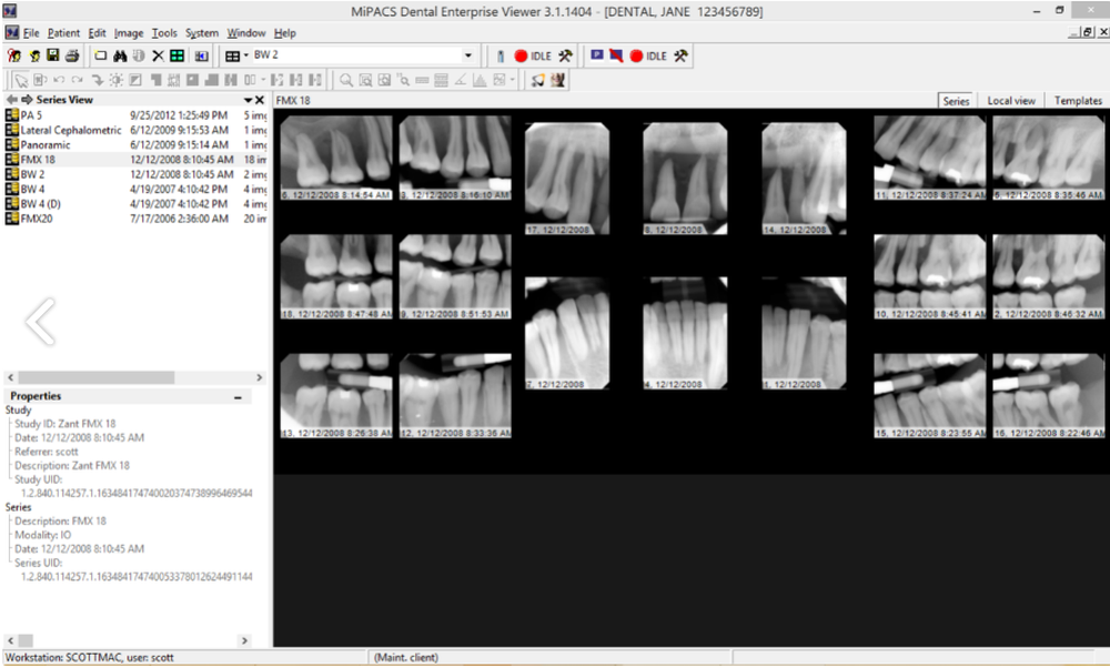 MiPACS Dental Enterprise Viewer Screenshot 1