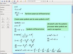 More symbolic arithmetic examples