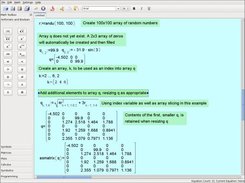 Implicit loop handling and array slicing example