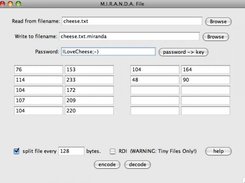 MirandaFile running on OSX