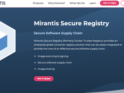 Mirantis Secure Registry Screenshot 1