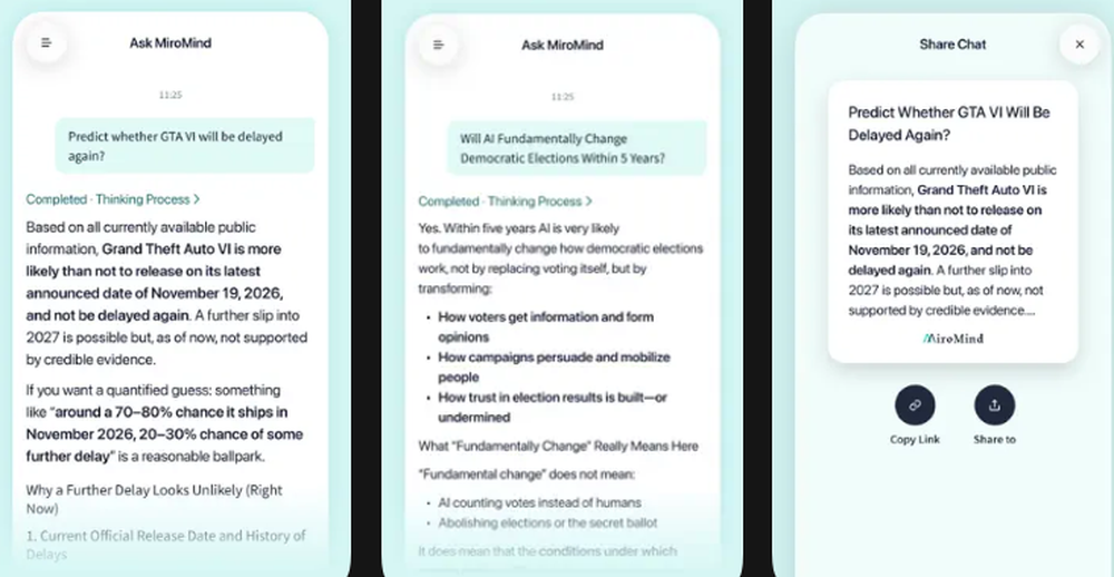 MiroMind Screenshot 1