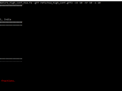 Error message in miRSim