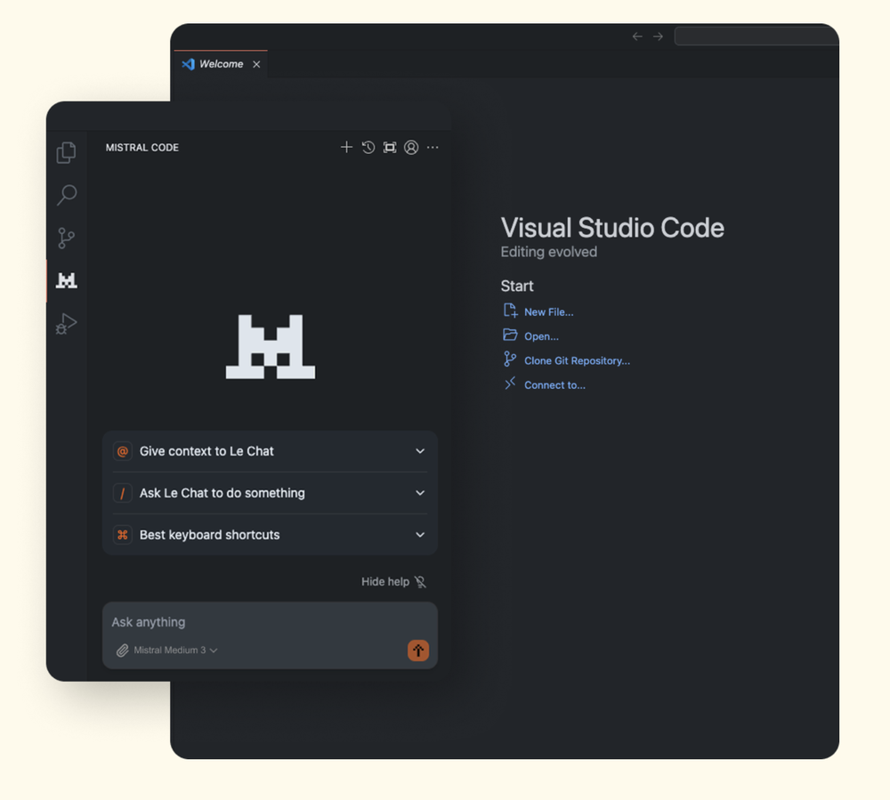 Mistral Code Screenshot 1