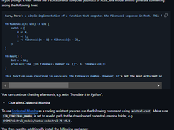 Mistral Inference Screenshot 2